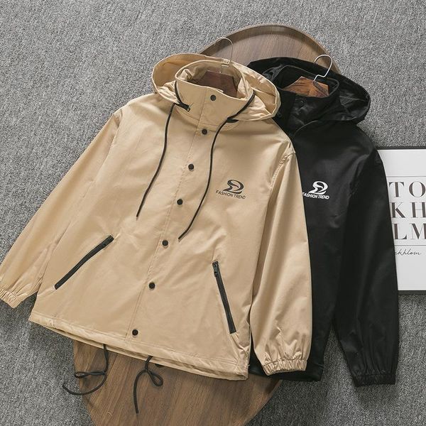 men's jackets 2021 men hooded jacket coat fall winter windproof fashion trend color black, Black;brown
men's jackets 2021 men hooded jacket coat fall winter windproof fashion trend color black, Black;brown
