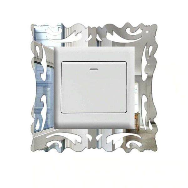 wall stickers 1pc portable socket decals switch diy creative mirror acrylic sticker hollow out cover decor 15*14cm
wall stickers 1pc portable socket decals switch diy creative mirror acrylic sticker hollow out cover decor 15*14cm