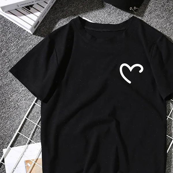 women girls plus size heart shaped print tees shirt short sleeve t shirt ladies summer fashion clothing, White
women girls plus size heart shaped print tees shirt short sleeve t shirt ladies summer fashion clothing, White