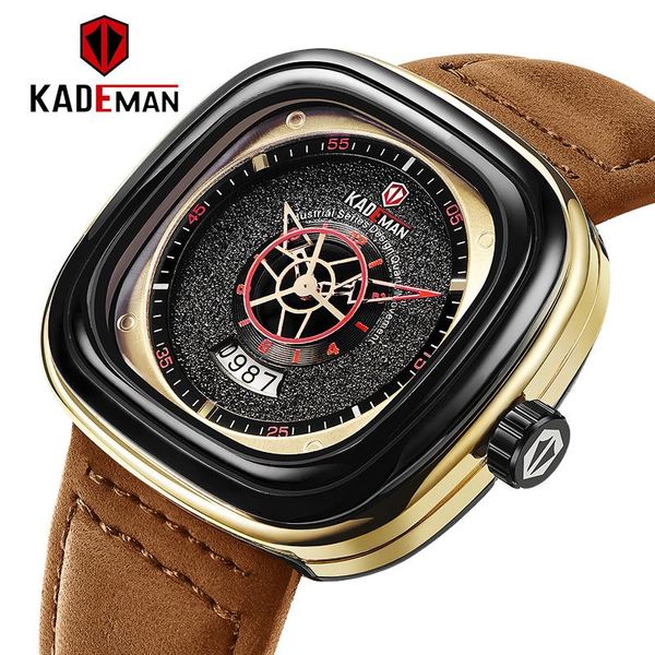 wristwatches 2021 luxury men watches fashion square quartz watch brand kademan casual leather business relogio masculino, Slivery;brown
wristwatches 2021 luxury men watches fashion square quartz watch brand kademan casual leather business relogio masculino, Slivery;brown