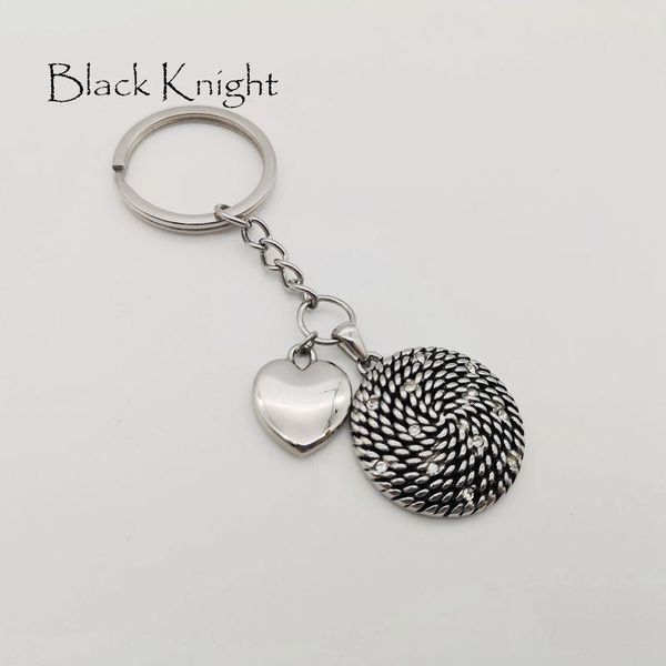 keychains black knight antique silver stainless steel heart & scarved round medal key rings ladies fashion keychain gift blkn0132-kc
keychains black knight antique silver stainless steel heart & scarved round medal key rings ladies fashion keychain gift blkn0132-kc