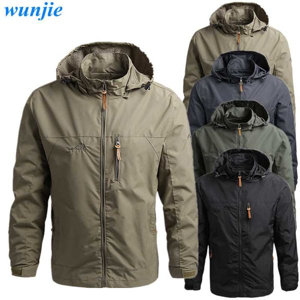 men's jackets 2021 solid color coat fashion winter outdoor jacket light zipper waterproof hooded, Black;brown
men's jackets 2021 solid color coat fashion winter outdoor jacket light zipper waterproof hooded, Black;brown