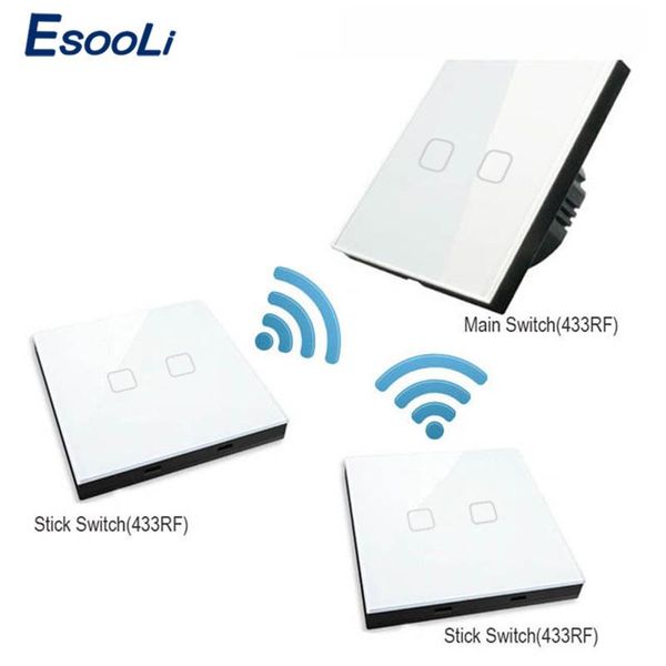 smart home control esooli eu standard luxury crystal glass wall switch touch normal 1 gang 2 stick led
smart home control esooli eu standard luxury crystal glass wall switch touch normal 1 gang 2 stick led
