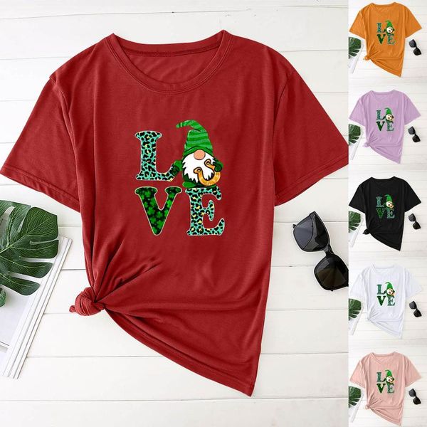 2021 summer fashion patrick's day casual breathable and comfortable women short sleeve printed o-neck tee t-shirt, White
2021 summer fashion patrick's day casual breathable and comfortable women short sleeve printed o-neck tee t-shirt, White