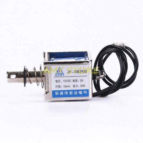 smart home control jf-0826b dc 12v 24v open frame solenoid 10mm stroke push pull type electronic electromagnet 20n force
smart home control jf-0826b dc 12v 24v open frame solenoid 10mm stroke push pull type electronic electromagnet 20n force