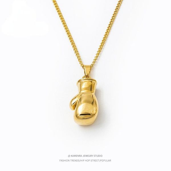 chains simple creative personality wild fashion retro boxing gloves pendant necklace cuban couple hip hop trend punk street accessories, Silver
chains simple creative personality wild fashion retro boxing gloves pendant necklace cuban couple hip hop trend punk street accessories, Silver
