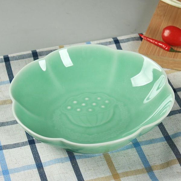 dishes & plates 8inch fruit plate longquan celadon ceramic dinner chinese tableware soup dish vegetable tray creative decor crafts
dishes & plates 8inch fruit plate longquan celadon ceramic dinner chinese tableware soup dish vegetable tray creative decor crafts