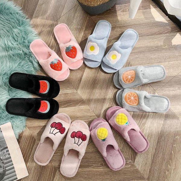 slippers ladies 2021 fashion fruit wool slippers, korean version of anti-slip flat casual joker girls pattern cotton tongs, Black
slippers ladies 2021 fashion fruit wool slippers, korean version of anti-slip flat casual joker girls pattern cotton tongs, Black