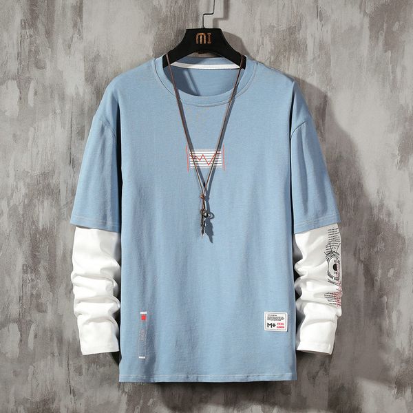 2021 long sleeves mens blue white black tshirts new spring autumn clothes man's classic t-shirt tees nyjb
2021 long sleeves mens blue white black tshirts new spring autumn clothes man's classic t-shirt tees nyjb