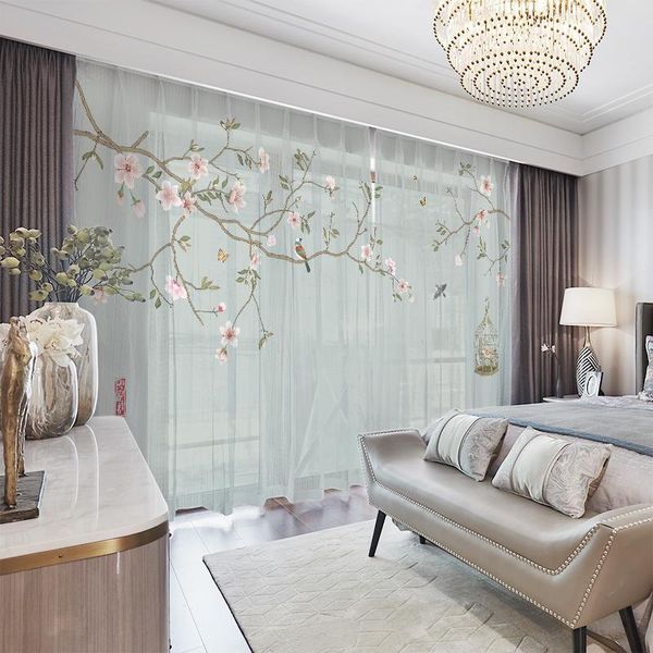 curtain & drapes custom chiffon sheer window drape for living room floral blossom birds khaki gray brown pink blue
curtain & drapes custom chiffon sheer window drape for living room floral blossom birds khaki gray brown pink blue