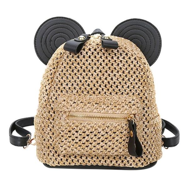 backpack straw woven rattan mini backpacks women cute ear patchwork ladies girls school bags travel back mochila #40
backpack straw woven rattan mini backpacks women cute ear patchwork ladies girls school bags travel back mochila #40