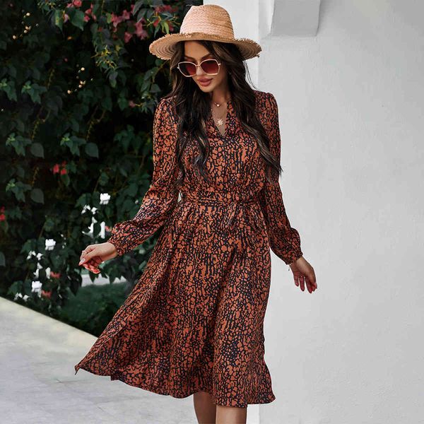 casual dresses spring retro print women dress v-neck long sleeve high waist with belt elegant office lady vestido de mujer h504, Black;gray
casual dresses spring retro print women dress v-neck long sleeve high waist with belt elegant office lady vestido de mujer h504, Black;gray