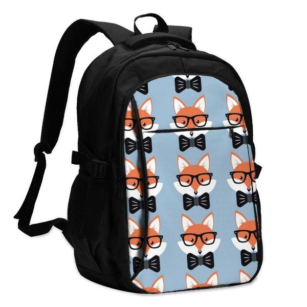 backpack usb charging lapwomen's for students cute cartoon foxes faces in glasses and bow-ties travel bagpack
backpack usb charging lapwomen's for students cute cartoon foxes faces in glasses and bow-ties travel bagpack