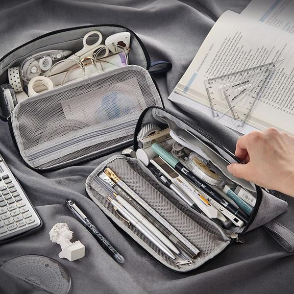 pencil bags triangle case big capacity pouch organizer for children office zipper bag stationery supplies
pencil bags triangle case big capacity pouch organizer for children office zipper bag stationery supplies