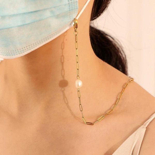 chains mask anti-dropping chain simple, special-shaped pearl chain, eyeglass fashion all-match, Silver
chains mask anti-dropping chain simple, special-shaped pearl chain, eyeglass fashion all-match, Silver