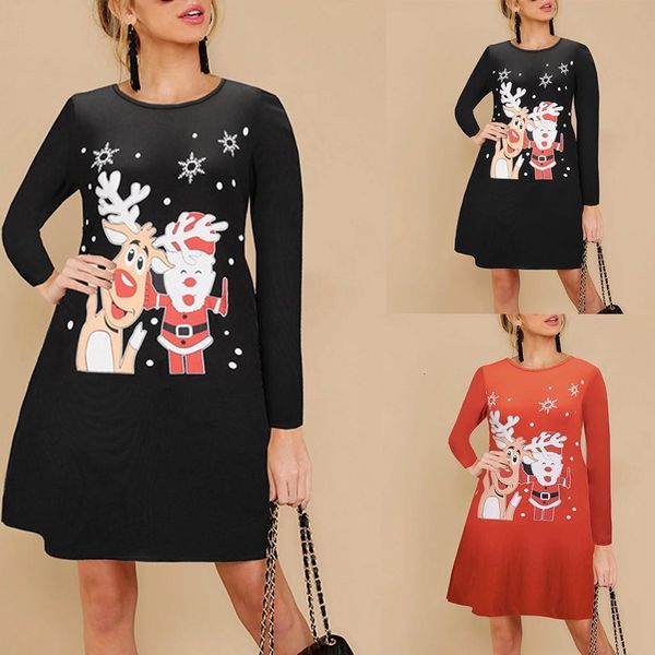 autumn winter christmas dress women long sleeve deer santa party dresses pullover christmas tree print casual o-neck vestidos#50, Black;gray
autumn winter christmas dress women long sleeve deer santa party dresses pullover christmas tree print casual o-neck vestidos#50, Black;gray