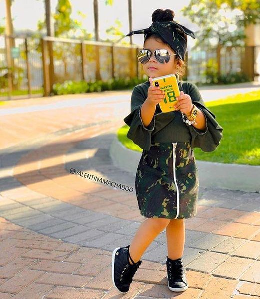 born baby girls turtleneck flare sleeve + camouflage zip skirt summer clothes, White
born baby girls turtleneck flare sleeve + camouflage zip skirt summer clothes, White