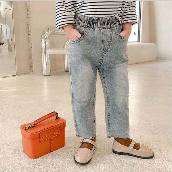 2021 new arrival girls boys denim holes long pants spring fashion kids jean pants 1-6 years yl604, Blue
2021 new arrival girls boys denim holes long pants spring fashion kids jean pants 1-6 years yl604, Blue