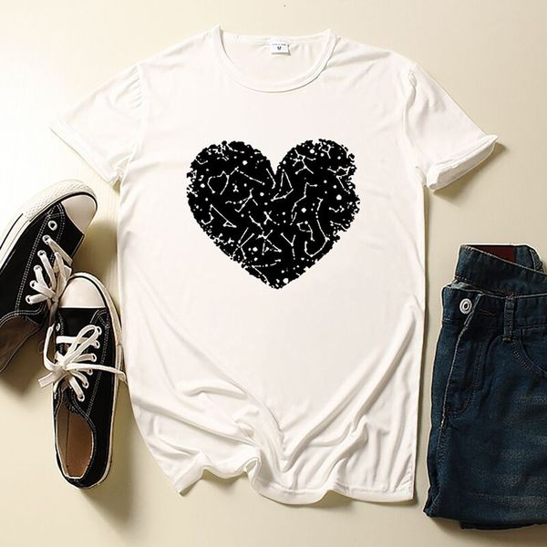 omen love heart print valentine's day loss casual round throat effen color short mouw mujer t-shirt, White
omen love heart print valentine's day loss casual round throat effen color short mouw mujer t-shirt, White