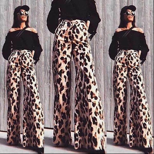causal women autumn leopard pants 2021 drawstring bandage wide leg pants loose straight trousers long female plus size trousers, Black;white
causal women autumn leopard pants 2021 drawstring bandage wide leg pants loose straight trousers long female plus size trousers, Black;white