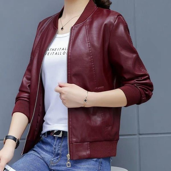 women's leather & faux 2021 spring autumn woman short black coat pu biker jacket clothes korean gothic suede ladies coats harajuku
women's leather & faux 2021 spring autumn woman short black coat pu biker jacket clothes korean gothic suede ladies coats harajuku