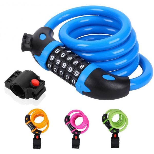 bike locks five-bit code lock mountain bar wire ring anti-theft cycling equipment bicycle electric accessories
bike locks five-bit code lock mountain bar wire ring anti-theft cycling equipment bicycle electric accessories