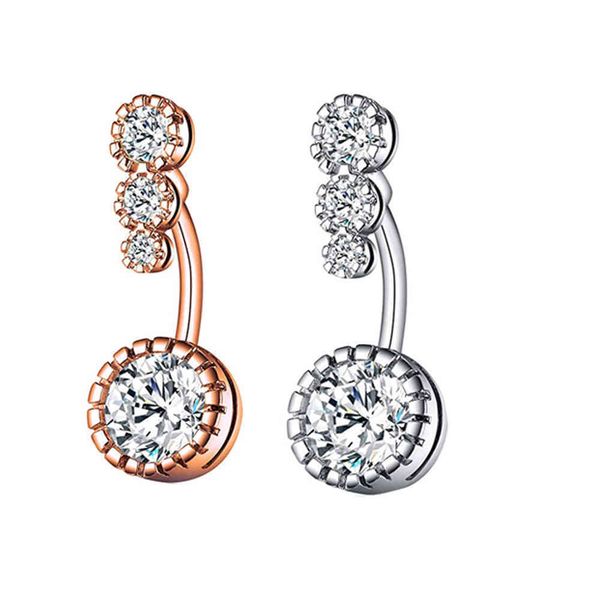 14g double round cubic zirconia oreille 4 crystal czs button rings 316l surgical steel belly piercing woman body jewelry, Silver
14g double round cubic zirconia oreille 4 crystal czs button rings 316l surgical steel belly piercing woman body jewelry, Silver