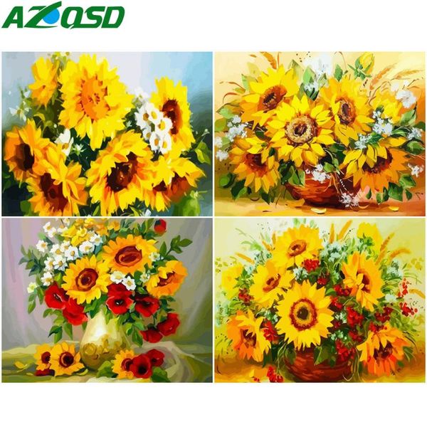 paintings azqsd diy coloring by numbers sunflower decor for home unframe painting number flowers canvas kits unique gift
paintings azqsd diy coloring by numbers sunflower decor for home unframe painting number flowers canvas kits unique gift