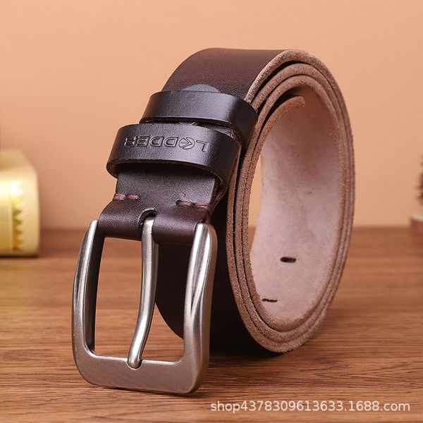ledder belt fashionable overalls mens genuine leather pure cowhide casual handmade retro pin buckle jeans no. 2, Black;brown
ledder belt fashionable overalls mens genuine leather pure cowhide casual handmade retro pin buckle jeans no. 2, Black;brown