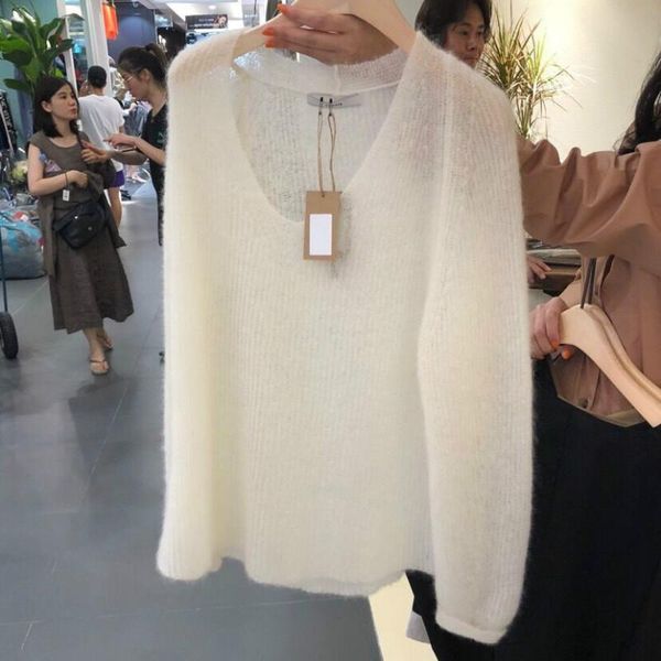 women's sweaters women fashion sweater fall 2021 arrival soft thin street v-neck long sleeve casual pullover sueter, White;black
women's sweaters women fashion sweater fall 2021 arrival soft thin street v-neck long sleeve casual pullover sueter, White;black