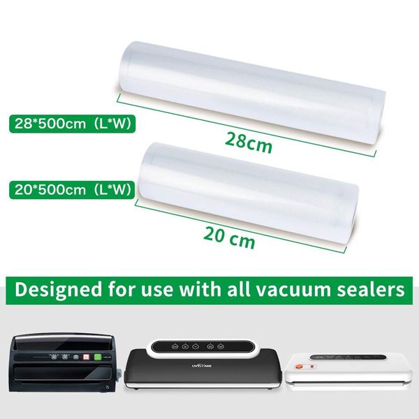 2 rolls kitchen vacuum bag for food vacuum sealer bag vacuum packer storage bags food long time keep fresh machine bags
2 rolls kitchen vacuum bag for food vacuum sealer bag vacuum packer storage bags food long time keep fresh machine bags