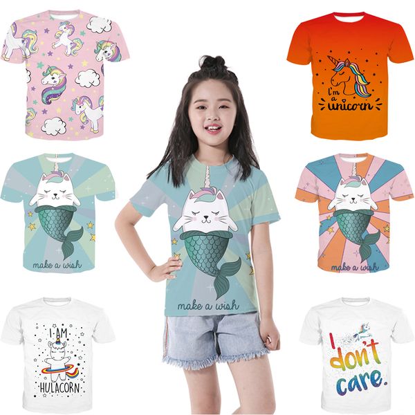 2021 new unicorn fish tail printing style t-shirts for primary secondary girls summer short sleeve 100% cotton casual fashion costume 7c2i, Blue
2021 new unicorn fish tail printing style t-shirts for primary secondary girls summer short sleeve 100% cotton casual fashion costume 7c2i, Blue