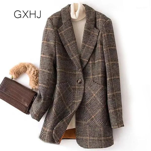 women's suits & blazers 5xl fashion autumn women plaid and jackets work office lady suit business female blazer coat talever lhj152, White;black
women's suits & blazers 5xl fashion autumn women plaid and jackets work office lady suit business female blazer coat talever lhj152, White;black