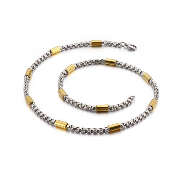 chokers stainless steel creative chain necklace silver gold color simple men women clavicle pendant fashion jewelry, Golden;silver
chokers stainless steel creative chain necklace silver gold color simple men women clavicle pendant fashion jewelry, Golden;silver