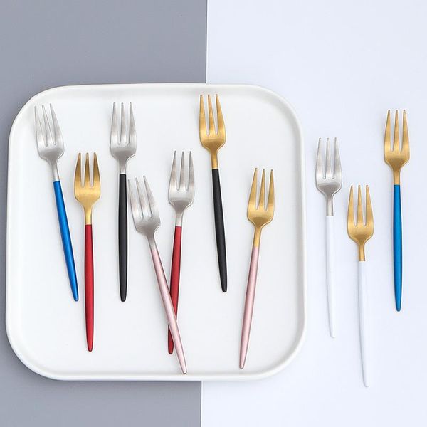 forks 6pc/pack 304 stainless steel table colorful fruit fork golden tableware birthday party cake cute picks western dinner
forks 6pc/pack 304 stainless steel table colorful fruit fork golden tableware birthday party cake cute picks western dinner