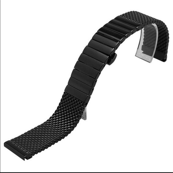 watch bands allbai 2021 arrival steel strap 20mm mesh belt 18mm diving solid double click folding clasps, Black;brown
watch bands allbai 2021 arrival steel strap 20mm mesh belt 18mm diving solid double click folding clasps, Black;brown