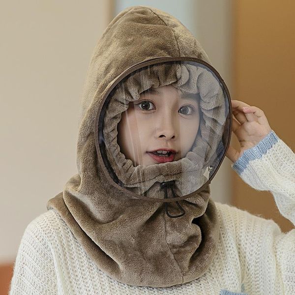 berets women's warm ridding hat windproof mask outdoor scarf with face shield winter cold-proof ear cap, Blue;gray
berets women's warm ridding hat windproof mask outdoor scarf with face shield winter cold-proof ear cap, Blue;gray