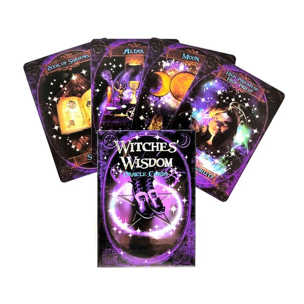 sell witches wisdom oracle card tarot cards mystical guidance deck divination entertainment partys board game 48 sheets/box
sell witches wisdom oracle card tarot cards mystical guidance deck divination entertainment partys board game 48 sheets/box