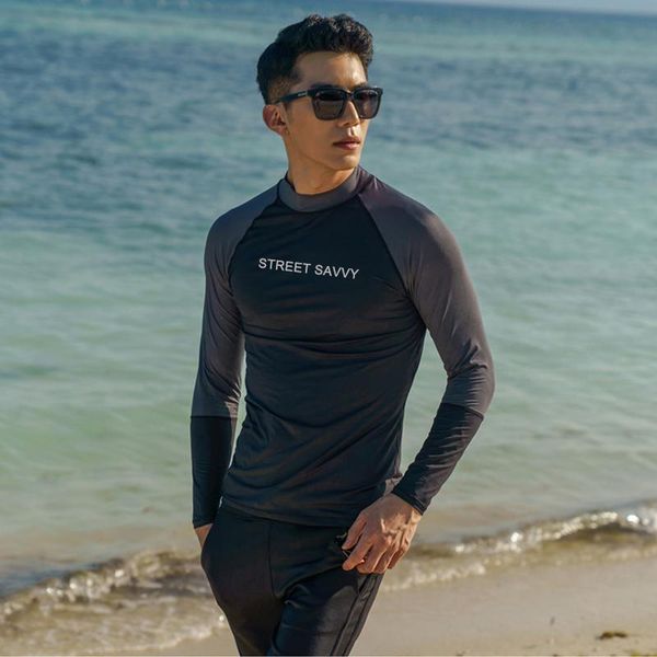 swim wear diving suit men 's split sunscreen long-sleeved swimsuit large size snorkeling quick-dry surfing dive skin black
swim wear diving suit men 's split sunscreen long-sleeved swimsuit large size snorkeling quick-dry surfing dive skin black