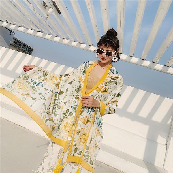 scarves wind cotton and linen scarf dream golden flower printed sunshade beach towel women's sunscreen shawl, Blue;gray
scarves wind cotton and linen scarf dream golden flower printed sunshade beach towel women's sunscreen shawl, Blue;gray