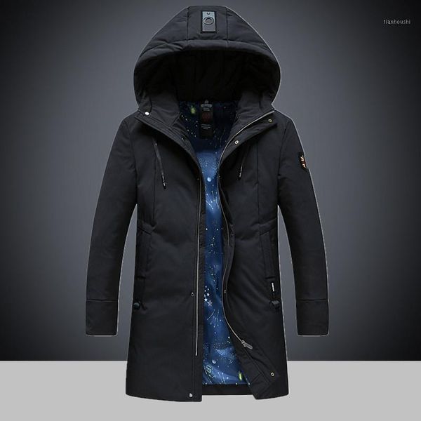 men's down & parkas winter style hooded mid-length padded jacket plus size casual thickened long coat, Black
men's down & parkas winter style hooded mid-length padded jacket plus size casual thickened long coat, Black