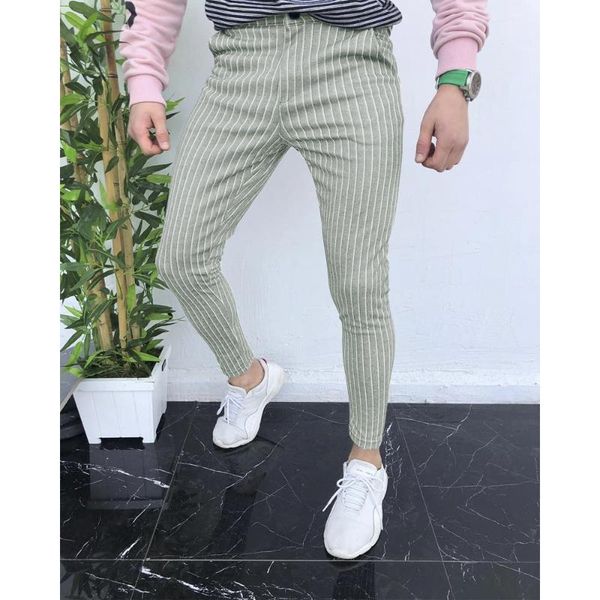 men's pants summer selling fashion tapered stripe thin business casual streetwear, Black
men's pants summer selling fashion tapered stripe thin business casual streetwear, Black