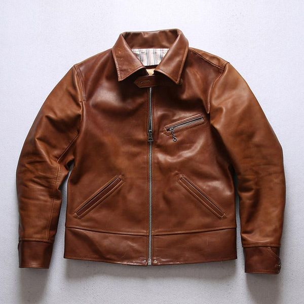 men's leather & faux horsehide jacket large size vintage pilot genuine motorcycle jackets autumn winter super warm coat, Black
men's leather & faux horsehide jacket large size vintage pilot genuine motorcycle jackets autumn winter super warm coat, Black