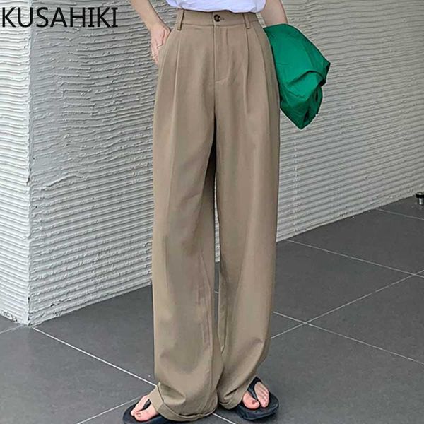 kusahiki woman pants korean high waisted long trousers summer causal solid wide leg pants mujer pantalones 6j418 210602, Black;white
kusahiki woman pants korean high waisted long trousers summer causal solid wide leg pants mujer pantalones 6j418 210602, Black;white