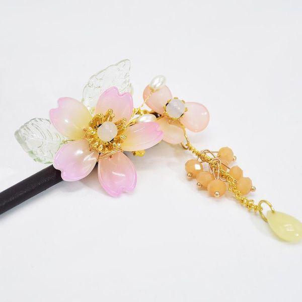 hair clips & barrettes tide brand ancient style headdress hanfu hairpin fairy tassel word wooden acrylic flower pendant ornament jewelry, Golden;silver
hair clips & barrettes tide brand ancient style headdress hanfu hairpin fairy tassel word wooden acrylic flower pendant ornament jewelry, Golden;silver