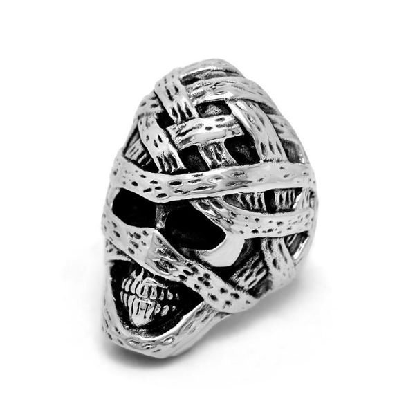 wedding rings fashion stainless steel skull mummy ring couples men and women trendy simple punk jewelry gift s071, Slivery;golden
wedding rings fashion stainless steel skull mummy ring couples men and women trendy simple punk jewelry gift s071, Slivery;golden