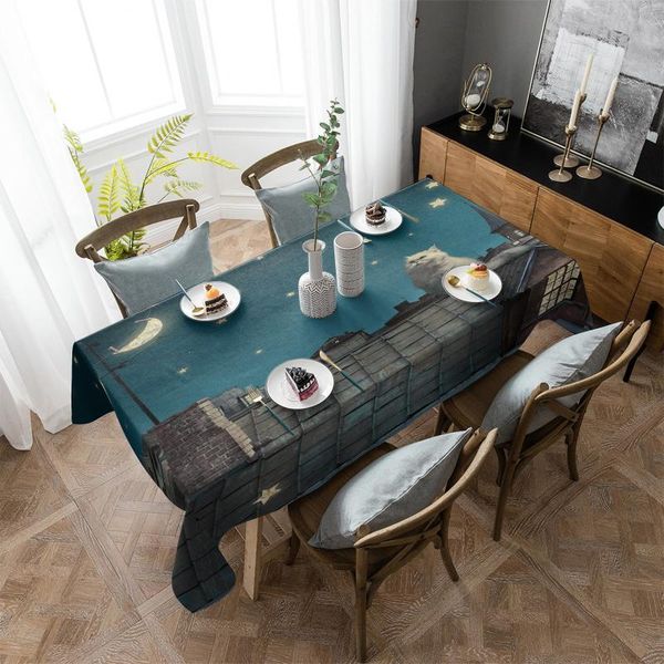 table cloth roof kitten night moon stars wedding decor waterproof tablecloth dinning runner
table cloth roof kitten night moon stars wedding decor waterproof tablecloth dinning runner