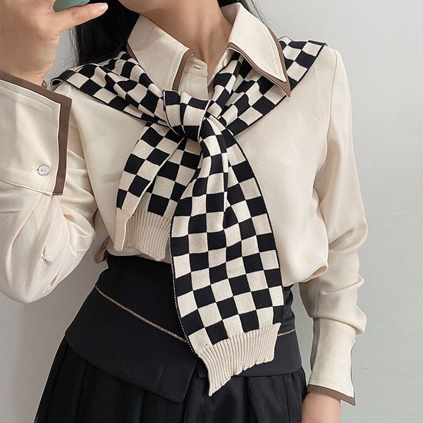 plus-sized internet celebrity chessboard plaid scarf womens outer wear ins style waistcoat autumn and winter knotted knitted shoulder shawl, Blue;gray
plus-sized internet celebrity chessboard plaid scarf womens outer wear ins style waistcoat autumn and winter knotted knitted shoulder shawl, Blue;gray