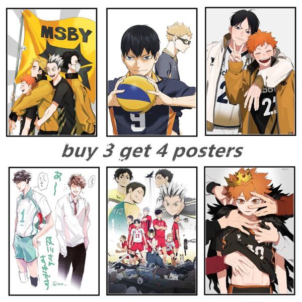 paintings vintage japanese anime haikyuu poster white paper home room art print wall stickers
paintings vintage japanese anime haikyuu poster white paper home room art print wall stickers