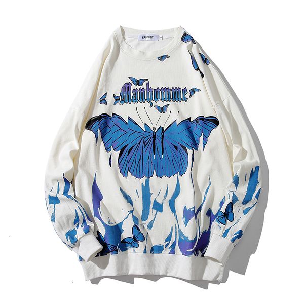 2021 new butterfly fire flame print sweatshrit men streetwear hip hop casual long sleeve pullover harajuku hipster fashion qsof, Black
2021 new butterfly fire flame print sweatshrit men streetwear hip hop casual long sleeve pullover harajuku hipster fashion qsof, Black